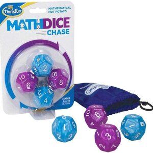 Thinkfun  Math Dice Chase Game of Mathematical New Sealed Age 8+